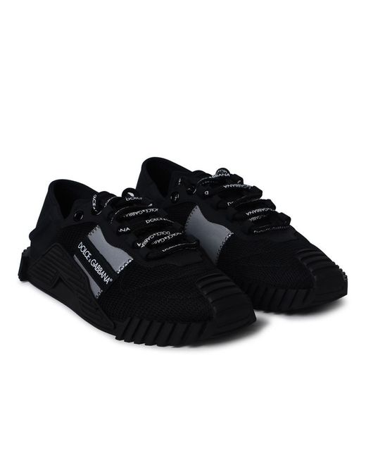 Dolce & Gabbana Black Nylon Blend Ns1 Sneakers for men