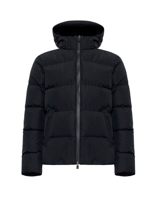 Herno Blue Gore-tex Windstopper Down Jacket for men