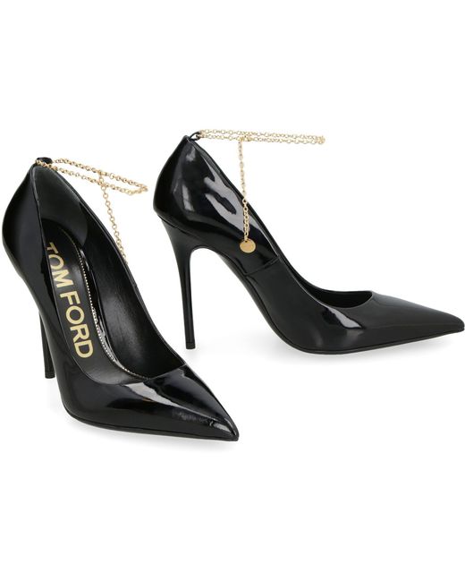 Tom Ford Black Patent Leather Pumps