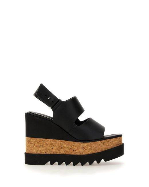 Stella McCartney Black Elyse Platform Sandal