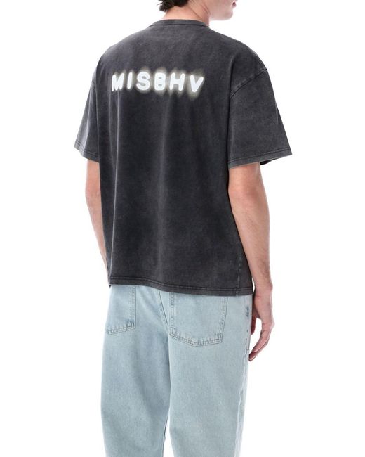 M I S B H V Black Community T-Shirt for men
