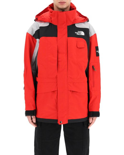 north face black red jacket