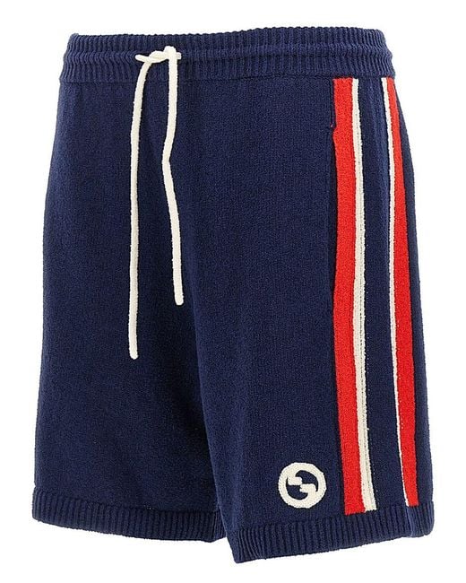 Gucci Blue Pantsshorts