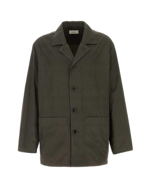 Lemaire Green Cotton Jacket for men