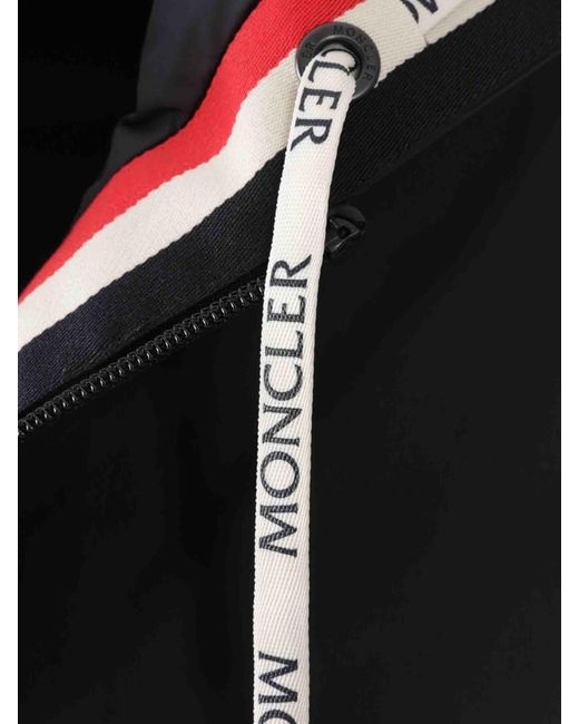 Moncler Blue Carles Hooded Jacket for men