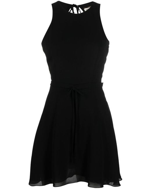 Saint Laurent Black Open-back Sleeveless Dress