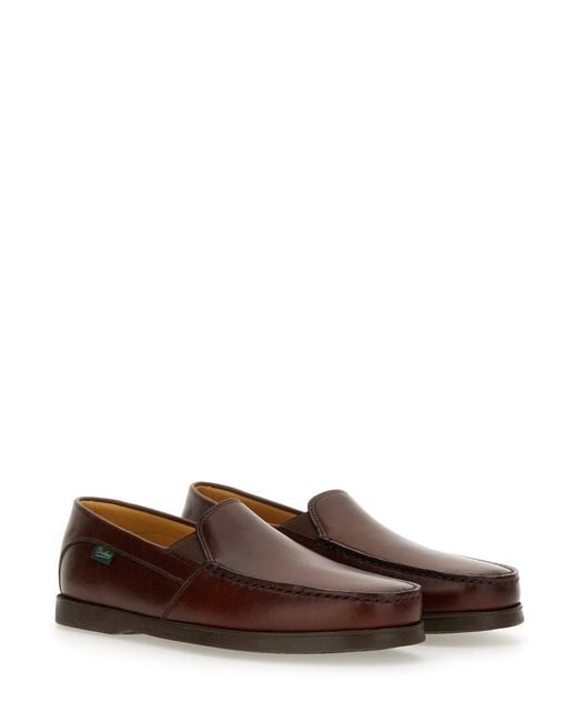 Paraboot Brown Cassis" Moccasins for men
