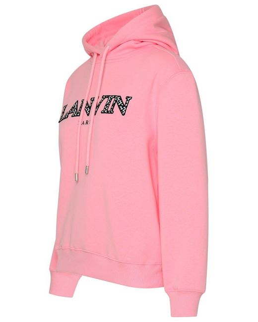 Lanvin Pink Rose Sweatshirt
