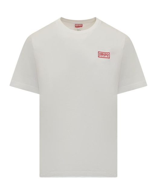 KENZO White Bicolor T-shirt for men