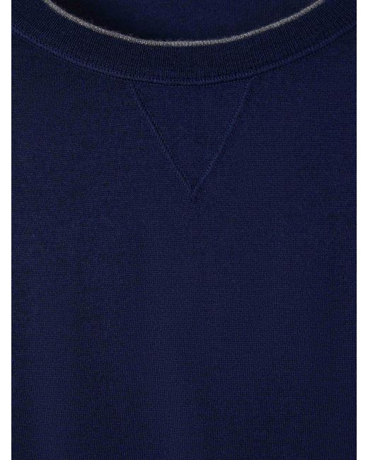 Cruciani Natural Cashmere And Silk Sweater for men