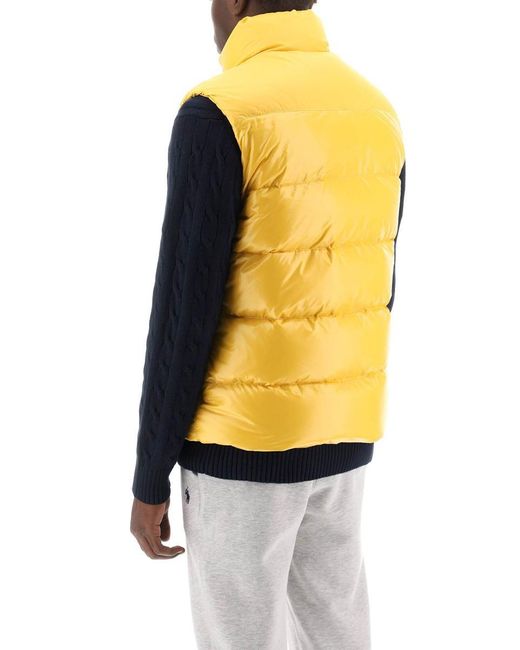 Pyrenex Yellow 'john 2' Padded Vest for men