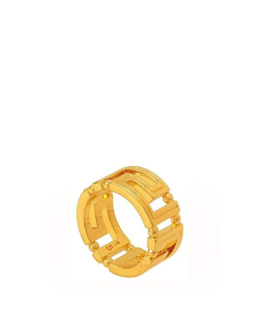Versace Metallic Rings for men