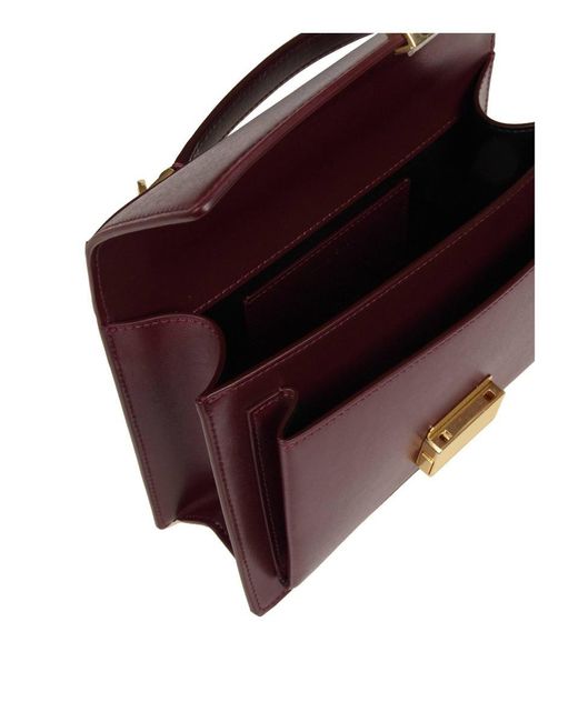 Golden Goose Deluxe Brand Purple Leather Handbag