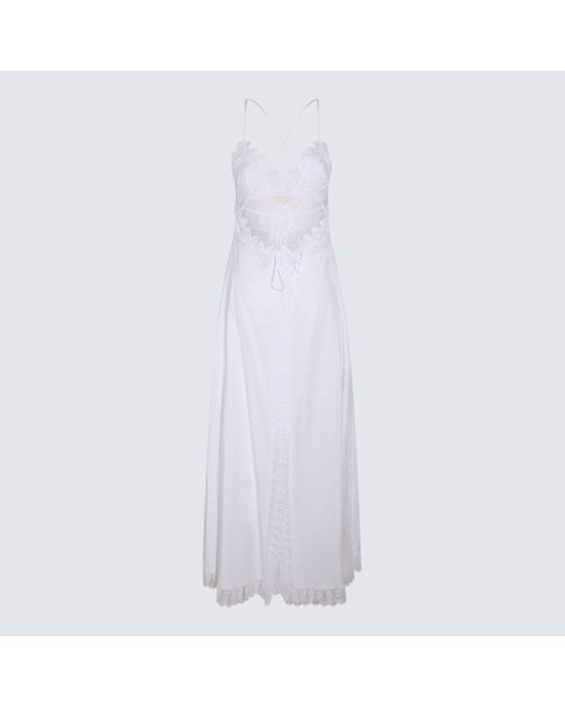 Charo Ruiz White Cotton Blend Imogen Dress