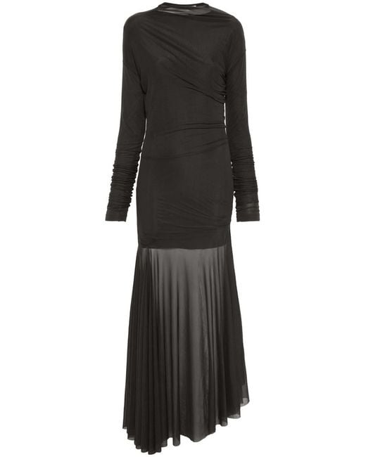 Lemaire Black Transparent Dress