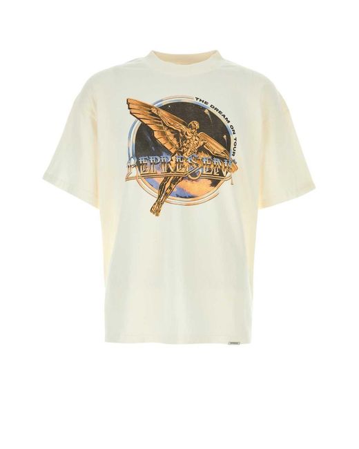 Represent White T-Shirts for men