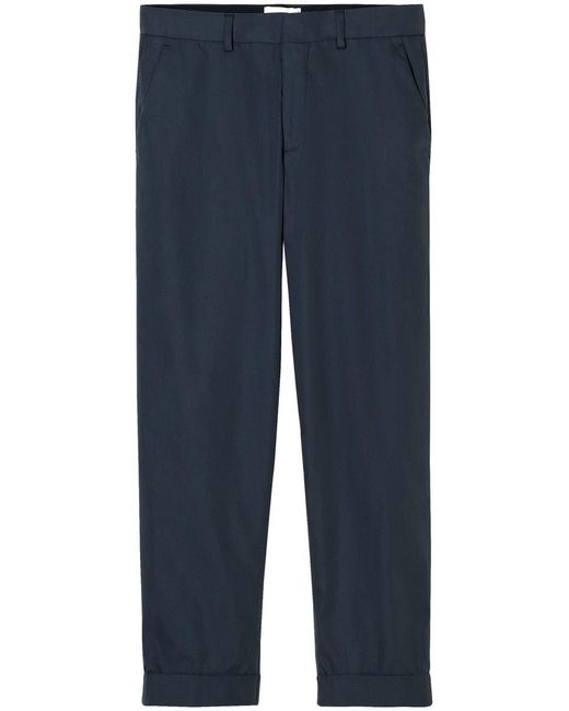 Closed Blue Auckley Mid-rise Straight-leg Trousers