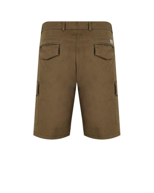Manuel Ritz Green Military Cargo Bermuda Shorts for men