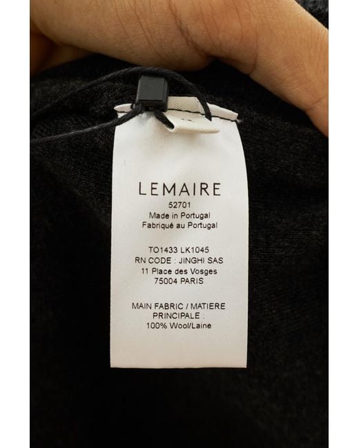 Lemaire Black Knitwear for men