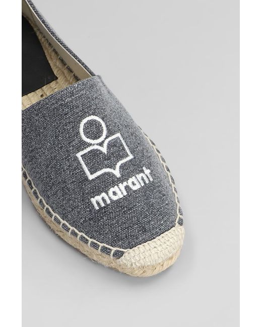 Isabel Marant Gray Canae Espadrilles