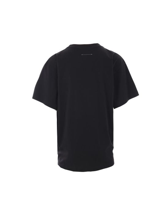 MM6 by Maison Martin Margiela Black T-shirts And Polos for men