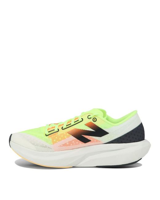 New Balance Yellow "Fuel Cell Rebel V4" Sneakers for men
