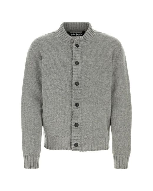Palm Angels Gray Knitwear for men