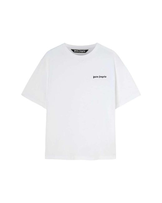 Palm Angels White T-shirts for men
