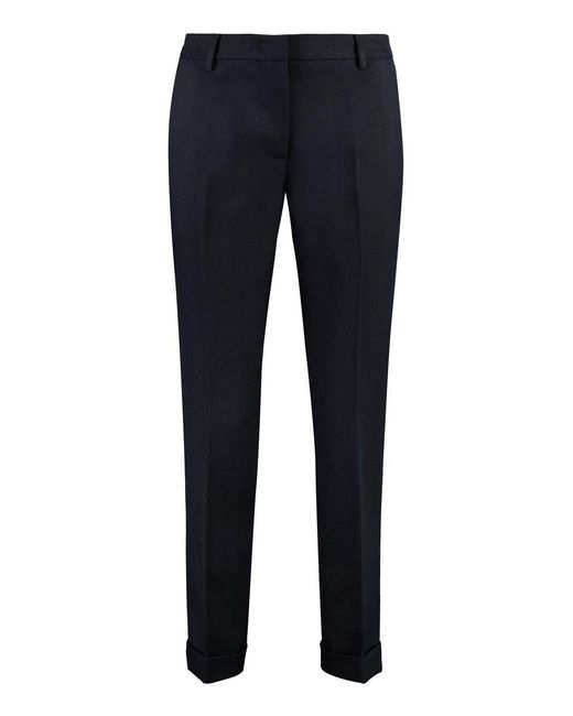 Golden Goose Deluxe Brand Blue Viscose Trousers