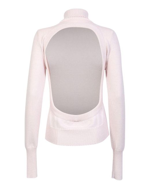 MM6 by Maison Martin Margiela Pink Sweaters