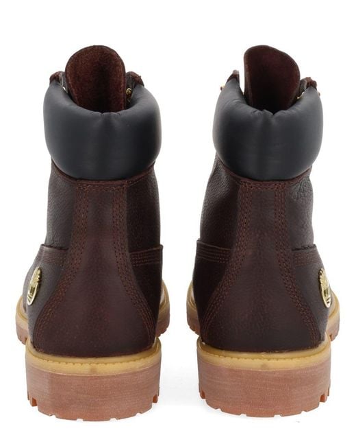 Timberland Brown Waterproof Lace-Up Boot for men