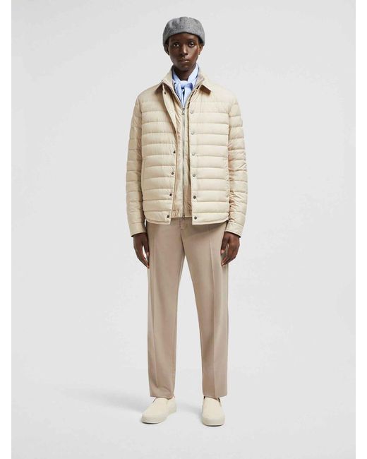 Moncler Natural Bourdon Quilted Jacket for men