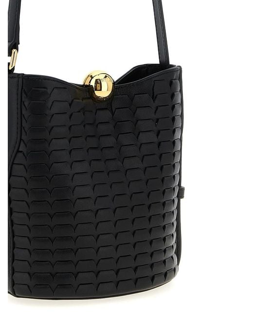 Furla White Sfera Soft' Mini Bucket Bag