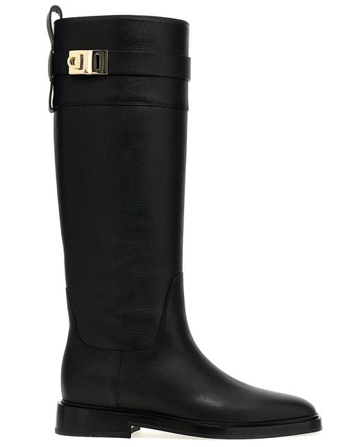 Ferragamo Black Shoes