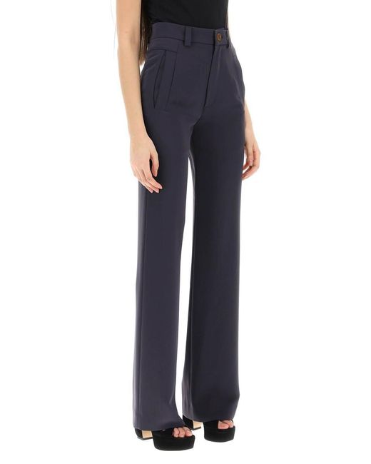 Vivienne Westwood Blue 'ray' Trousers In Recycled Cady