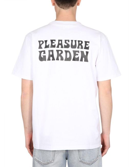 Endless Joy White Pleasure Garden T-shirt for men