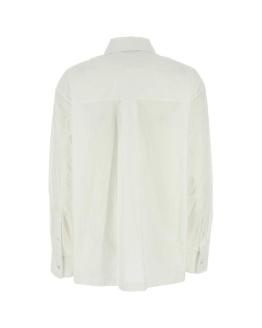 T By Alexander Wang White Camicia