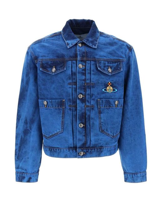 Vivienne Westwood Blue Marlene Denim Jacket For