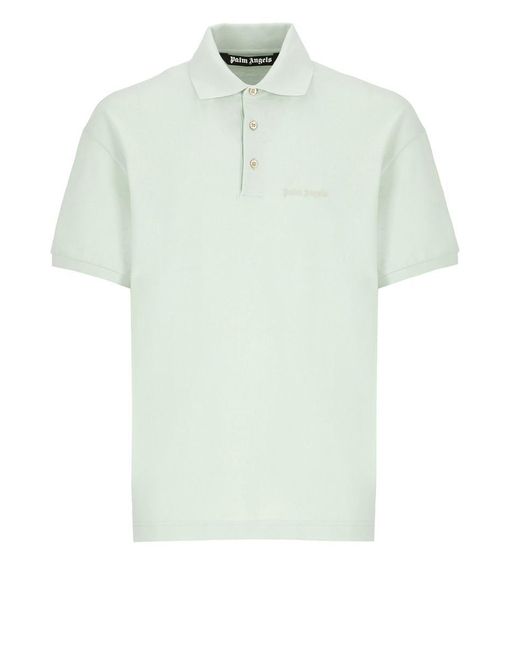 Palm Angels Green T-Shirts And Polos Light for men