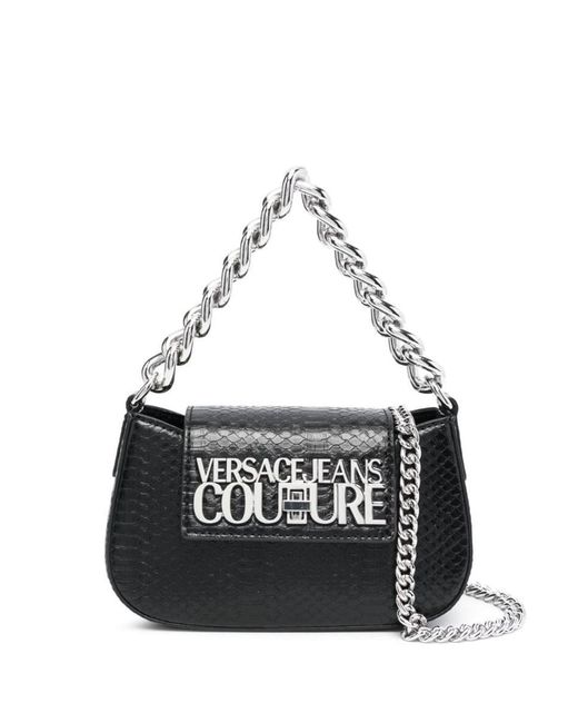 Versace White Logo-plaque Crossbody Bag