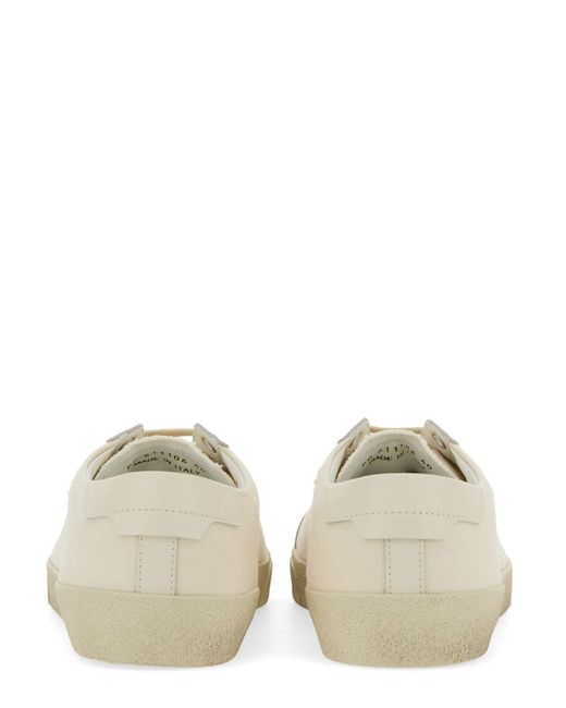 Saint Laurent White Sl06 Signa Sneakers for men