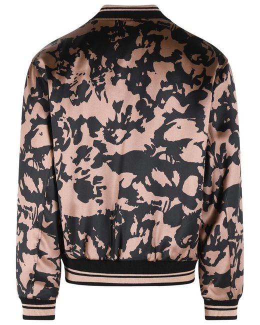 Dries Van Noten Black 'Volker' Reversible Bomber Jacket for men