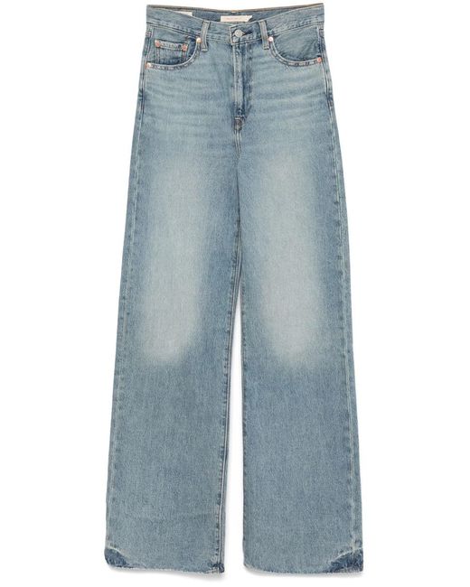 Levi's Blue Ribcage Wide Leg H223 Tint Story A60810022