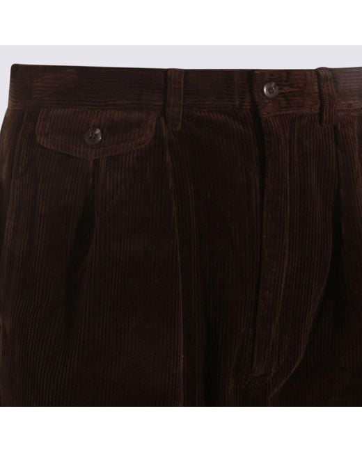 Polo Ralph Lauren Black Dark Cotton Pants for men