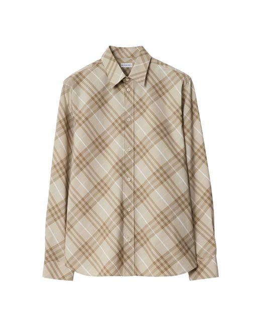 Burberry Natural Neutrals Shirts for men