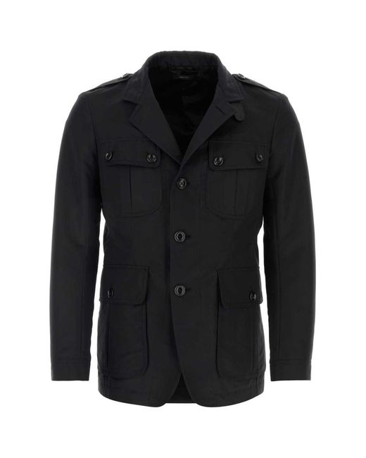 Tom Ford Black Jackets And Vests for men