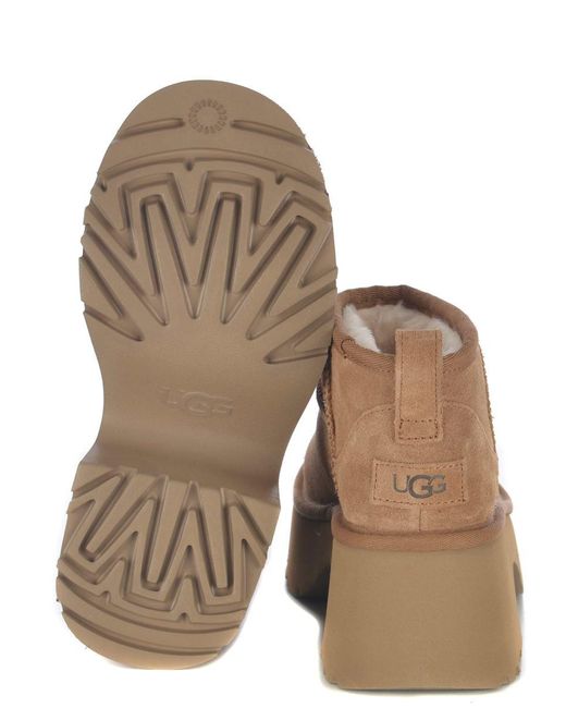Ugg Brown "New Heights" Ankle Boots