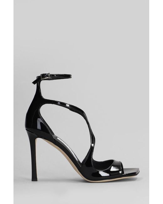 Jimmy Choo Black Azia 95 Sandals
