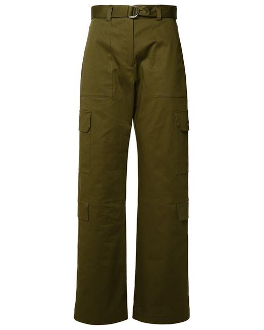 MSGM Green Cargo Pants