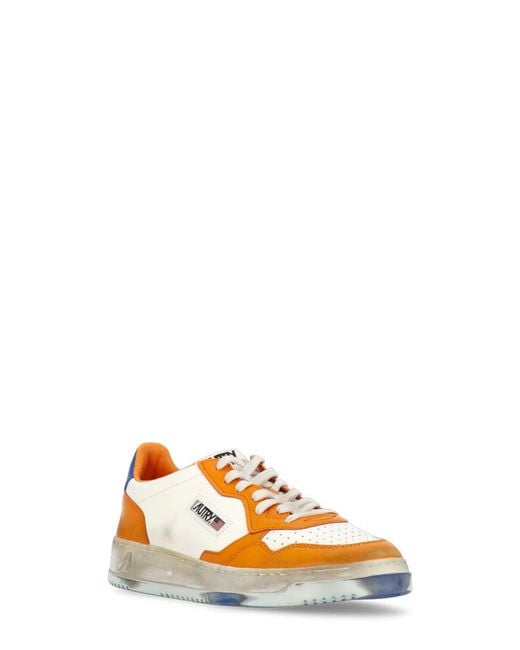 Autry Orange Sneakers for men